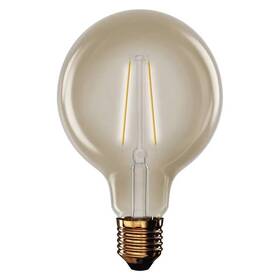 LED žiarovka EMOS Vintage globe, 4,5 W, 420lm, E27, teplá biela 

