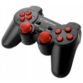 Gamepad Esperanza CORSAIR BLK čierny/červený

