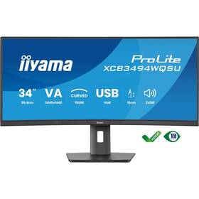 Monitor IIYAMA ProLite XCB3494WQSU-B1 čierny

