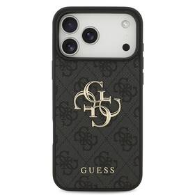 Kryt na mobil Guess 4G Metal Logo na Apple iPhone 18 Pro sivý

