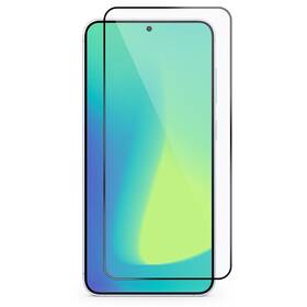 Tvrdené sklo Spello by Epico 2.5D DF na Samsung Galaxy S26 s jednokrokovým aplikátorom proti prachu 

