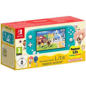 Herná konzola Nintendo Switch Lite + Tomodachi Life:Living The Dream tyrkysová tyrkysová

