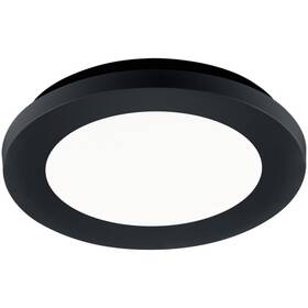 LED stropné svietidlo Reality Camillus, 9 W, okrúhle čierne

