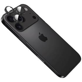 Ochranné sklo šošovky fotoaparátu FIXED Armor Camera Glass na Apple iPhone 17 Pro/Pro Max čierne

