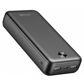 Powerbank Swissten Worx Pro 20000 mAh čierny

