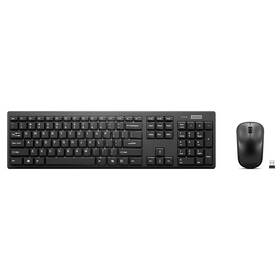 Klávesnica s myšou Lenovo 100 Wireless Combo, US čierna


