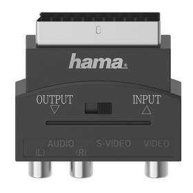 Redukcia Hama SCART / 3 cinch AV + S-video, IN/OUT 

