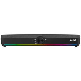 Reproduktory Marvo SG-286, 2.0, soundbar čierne

