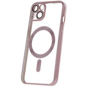 Kryt na mobil CPA Mag Color Chrome na Apple iPhone 13 ružový

