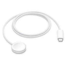 Nabíjací kábel Apple magnetický rýchlonabíjací pre Apple Watch, 1m biela

