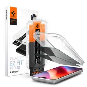 Tvrdené sklo Spigen tR EZ Fit Pro HD (Privacy) na Apple iPhone 18 Pro Max (2 ks) priehľadné

