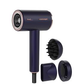 Fén Concept VV8100 BLDC PROFI Care modrý/zlatý

