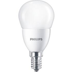 LED žiarovka Philips klasik, 7W, E14, teplá biela 

