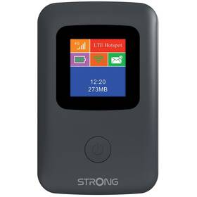 Router Strong 4G PORTABLE HOTSPOT 150 s displejom čierna farba
