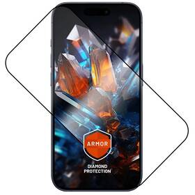 Tvrdené sklo FIXED Armor s Anti-dust aplikátorom a AR vrstvou na Apple iPhone 17 Pro čierne

