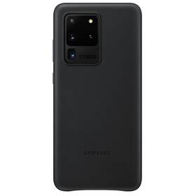 Kryt na mobil Samsung Leather Cover na Galaxy S20 Ultra čierny

