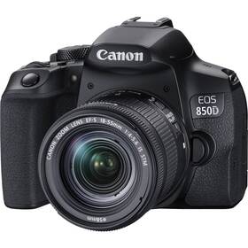 Digitálny fotoaparát Canon 850D + 18-55 IS STM čierna farba
