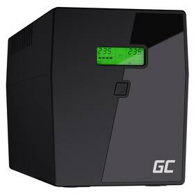 Záložný zdroj Green Cell Microsine 2000VA LCD čierny

