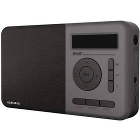 Rádioprijímač s DAB+ AIWA RD-40DAB čierny/sivý

