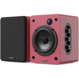 Reproduktory Majority D50X Bookshelf (2 ks) červené/hnedé

