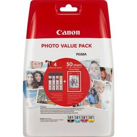 Cartridge Canon CLI-581 BK/C/M/Y PHOTO VALUE BL SEC 

