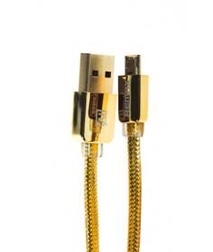 Kábel Remax USB/ micro USB, 1m zlatý

