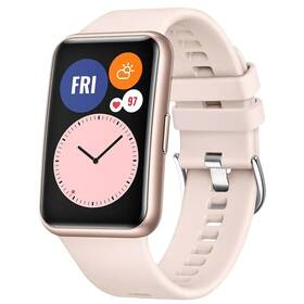 Remienok FIXED Silicone Strap na Huawei Watch FIT ružový

