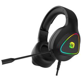 Headset Canyon Shadder GH-6, RGB podsvietenie, USB + 3,5 mm jack, 2m kábel čierny

