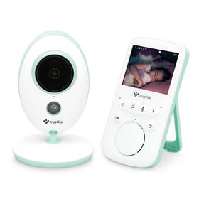 Detská elektronická pestúnka TrueLife NannyCam V24 Pro biela farba

