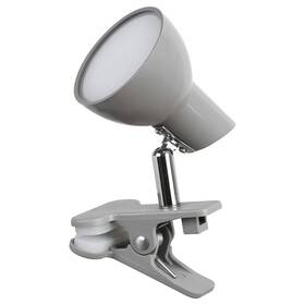 Stolná lampa Rabalux Noah 1480 s klipem sivá

