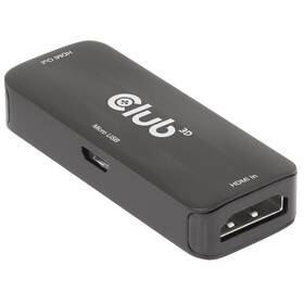 Adaptér Club3D aktivní HDMI 4K60Hz (F/F) čierny

