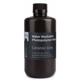 UV resin Elegoo Water Washable 1kg - keramická šedá 

