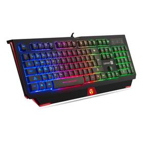Klávesnica Connect IT Rainbow, CZ čierna

