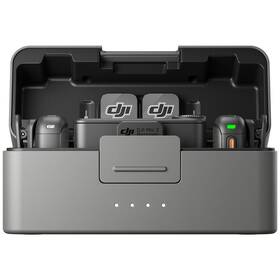 Mikrofón DJI Mic 3 (2 TX + 1 RX + Charging Case) sivý

