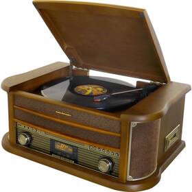 Gramofón Soundmaster NR565DAB hnedý

