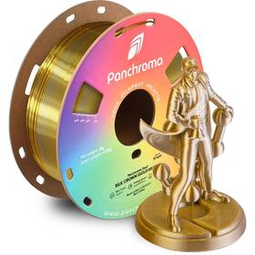 Tlačová struna (filament) Polymaker Panchroma PLA Dual Silk strieborný/zlatý

