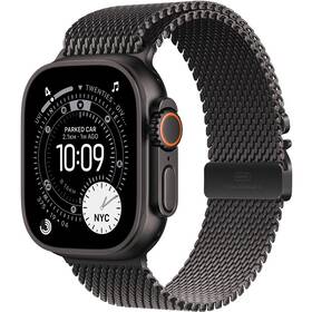 Inteligentné hodinky Apple GPS + Cellular 49mm čierny titán - čierny titánový milánsky ťah - M 

