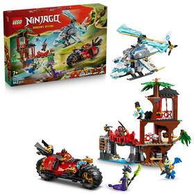Stavebnica LEGO® NINJAGO® 71857 Súboj nindža vozidiel a domček na strome 

