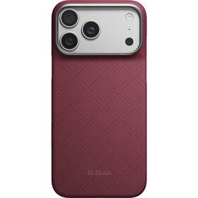 Kryt na mobil Pitaka Argyle na Apple iPhone 18 Pro Max vínový

