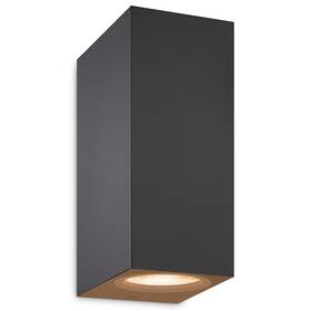 Nástenné svietidlo WiZ Up and Down Wall Spotlight 2x5W, RGB čierne

