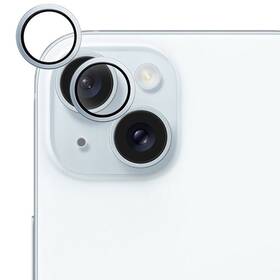 Ochranné sklo šošovky fotoaparátu Epico Aluminium Lens Protector na Apple iPhone 15/15 Plus modré

