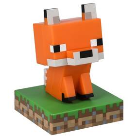 Dekoratívne LED Paladone Minecraft Líška zelená/oranžová

