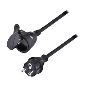  Kábel predlžovací Solight 1 zásuvka, 30m, 3 x 1,5mm2, gumová