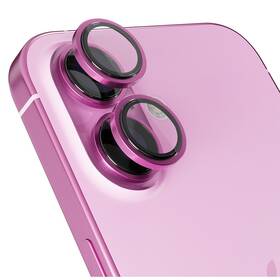 Ochranné sklo šošovky fotoaparátu Epico Aluminium Lens Protector na Apple iPhone 16/16 Plus ružové

