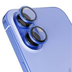 Ochranné sklo šošovky fotoaparátu Epico Aluminium Lens Protector na Apple iPhone 16/16 Plus modré

