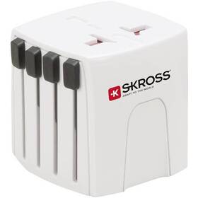 Cestovný adaptér SKROSS pre 150 krajín MUV Micro, 2.5A max. biely

