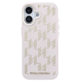 Kryt na mobil Karl Lagerfeld PU Perforated Monogram MagSafe na Apple iPhone 17 ružový

