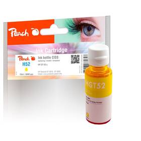 Cartridge Peach HP GT52, 8000 strán žltá

