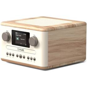 Rádioprijímač DAB+/CD Pure Classic C-D4 biely/hnedý

