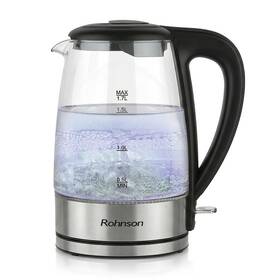 Rýchlovarná kanvica Rohnson R-7040 nerez/sklo

